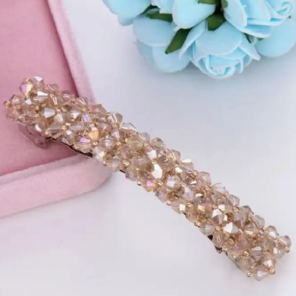 SPARKLING BARRETTE in Champagne - Picture 2 of 2